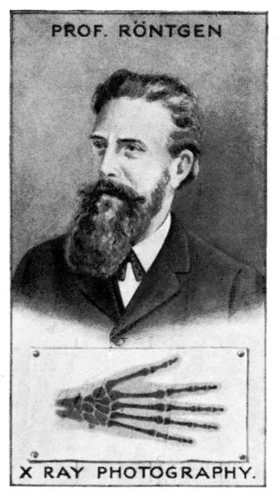 Framed Print : Wilhelm Conrad Roentgen Print, c1924