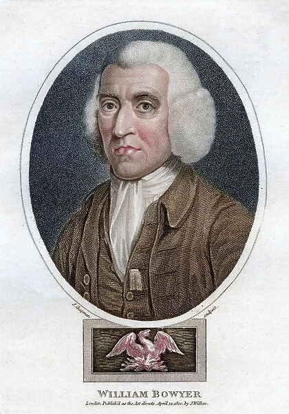 William Bowyer, 18th century English printer and literary editor, (1800). Artist: J Chapman