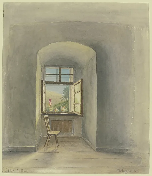 Framed Print : Triffenstein Castle Window Print Framed Print : Triffenstein Castle Window Print