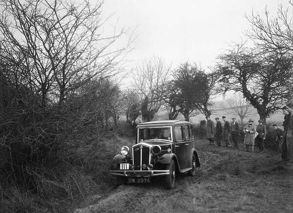 Wolseley of LL Hunt at the Sunbac Colmore Trial, near Winchcombe, Gloucestershire, 1934