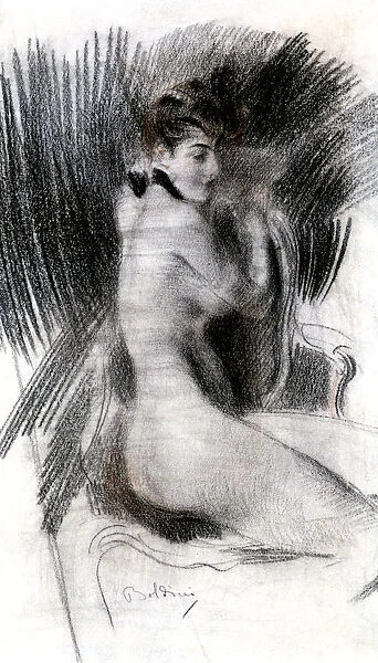 Woman Sitting, c1920. Artist: Giovanni Boldini