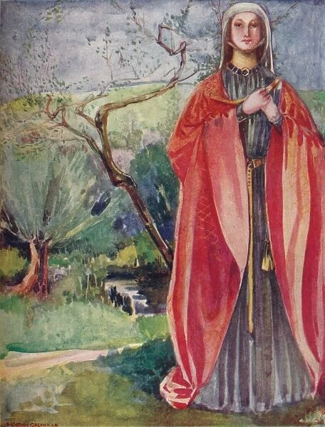 A Woman of the Time of John, 1907. Artist: Dion Clayton Calthrop