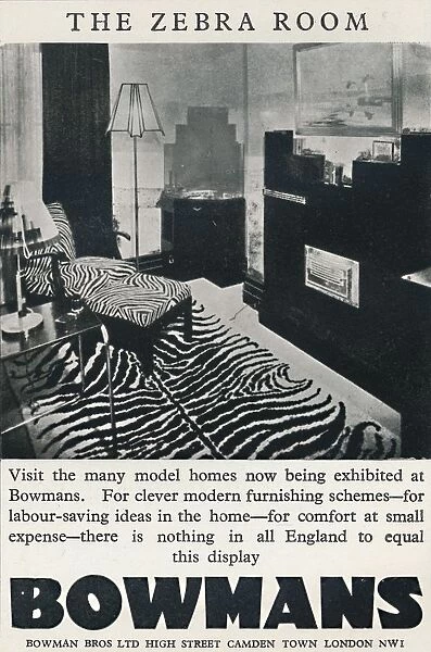 The Zebra Room - Bowmans, 1933