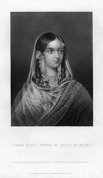 Zenat Mahal - Begum or Queen of Delhi, 19th century