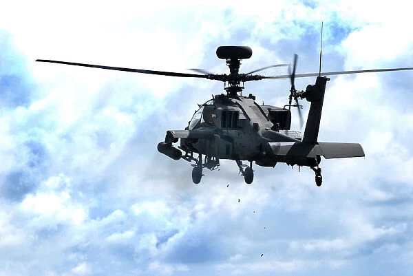 Apache Helicopter Live Firing