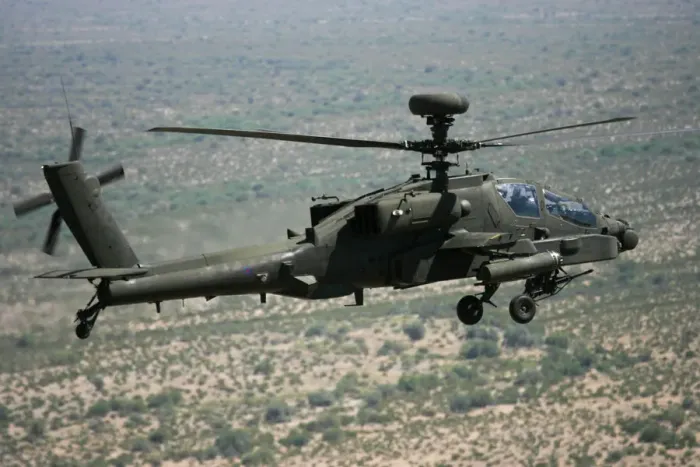 Framed Print : Print of Apache AH64D over Arizona Desert Framed Print : Print of Apache AH64D over Arizona Desert