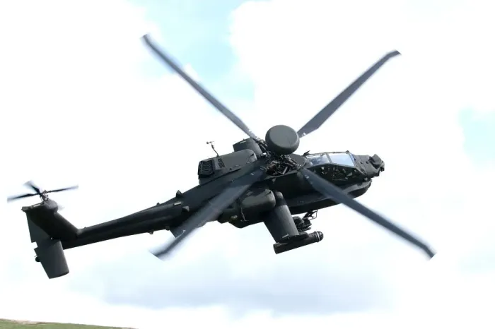 Framed Print : Print of an Apache Helicopter at Otterburn Ranges Framed Print : Print of an Apache Helicopter at Otterburn Ranges