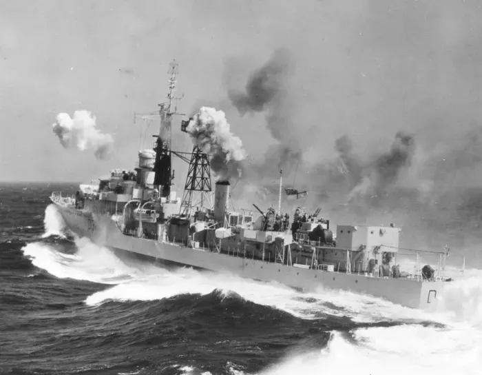 Framed Print : Print of HMS Broadsword, a Weapon class destroyer Framed Print : Print of HMS Broadsword, a Weapon class destroyer