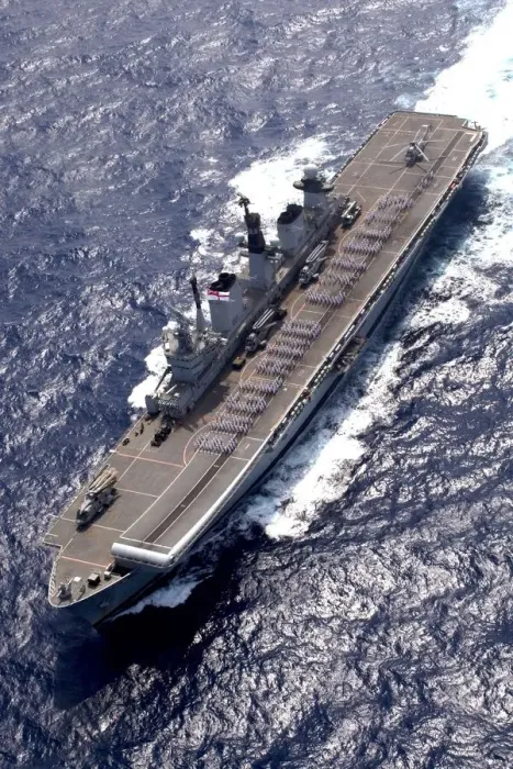 Framed Print : England Expects Print: HMS Illustrious Flight Deck Message Framed Print : England Expects Print: HMS Illustrious Flight Deck Message