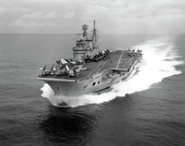 Framed Print : Late Sixties HMS Eagle Print Framed Print : Late Sixties HMS Eagle Print