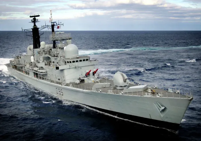 Framed Print : HMS Manchester Type 42 Destroyer Print Framed Print : HMS Manchester Type 42 Destroyer Print