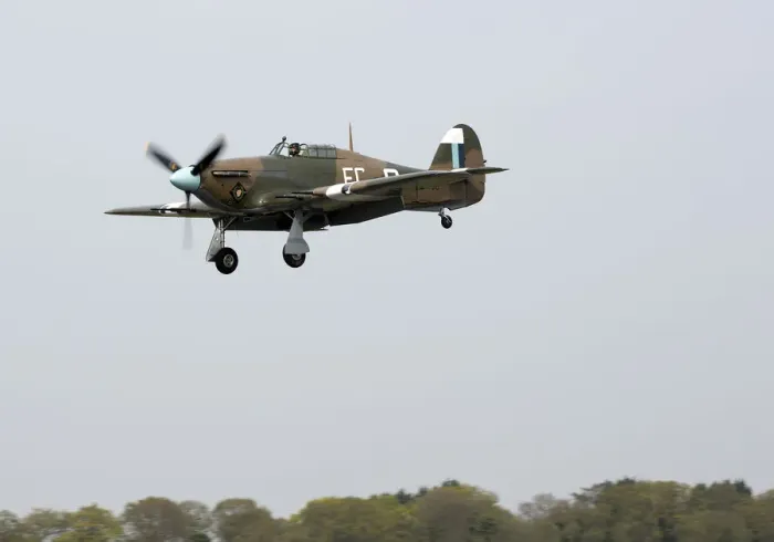 Framed Print : A Hurricane Mk IIC print Framed Print : A Hurricane Mk IIC print