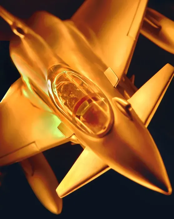 Framed Print : Typhoon Jet Model Print