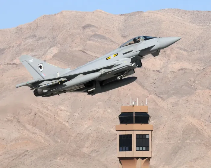 Framed Print : Typhoon Print: RAF Typhoon at Exercise Green Flag 08 Framed Print : Typhoon Print: RAF Typhoon at Exercise Green Flag 08