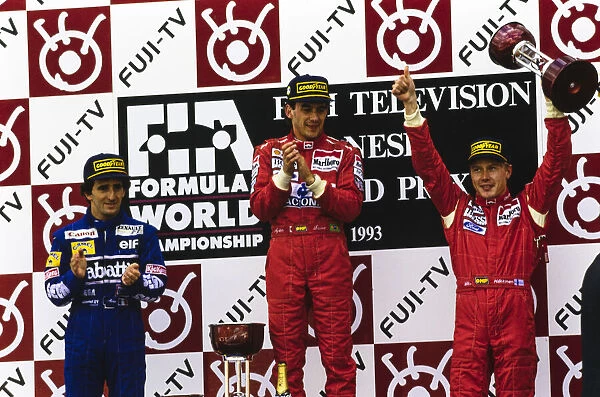 1993 Japanese GP. SUZUKA, JAPAN - OCTOBER 24: Ayrton Senna