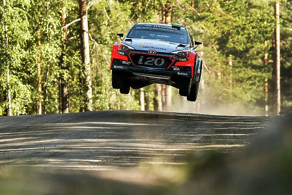 2016 FIA World Rally Championship, Round 08, Rally Finland 2016, July 28-31, 2016. Hayden Paddon, Hyundai, Action Worldwide Copyright: McKlein / LAT