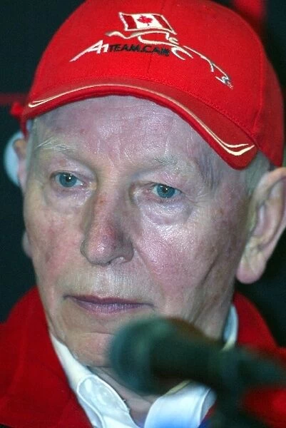 A1GP: John Surtees A1 Team Great Britain Chairman and A1 Team Canada Consultant in the Friday press conference