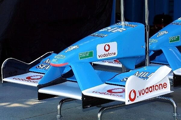 Australian GP: The front end of the of the Benetton B210