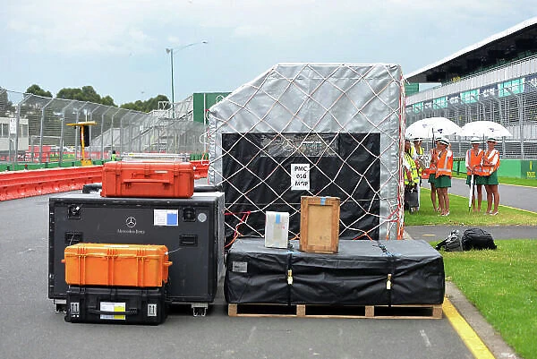 Australian Grand Prix Freight Preparations
