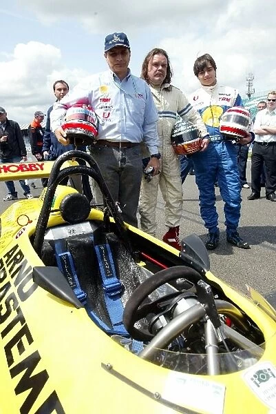 British Formula Three Championship: Nelson Piquet with the Ralt RT1 that brought him the 1978 British Formula Three Championship; Francis Gomm