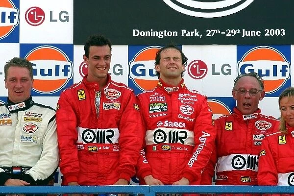 FIA GT Championship: 2nd: Klaus Abbelen  /  Rob van der Zwaan  /  Arjen van der Zwaan Zwaans Racing, left, later disqualified