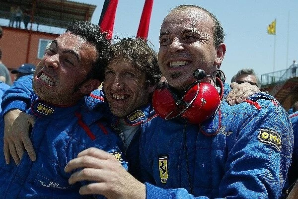 FIA GT Championship: The BMS Scuderia Italia Ferrari mechanics were delighted with the result