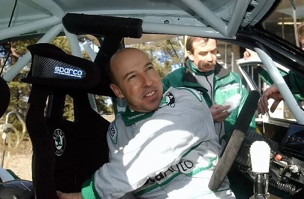 FIA World Rally Championship: Didier Auriol test with his new team near Sospel close to Monte Carlo