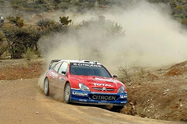 FIA World Rally Championship: Francois Duval, Citroen Xsara WRC, on stage 4 finished leg 1 in fourth place