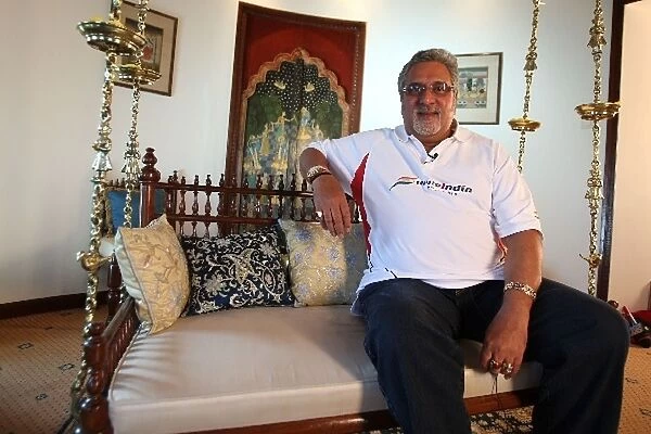 Force India F1 Drivers in Mumbai: Vijay Mallya, Force India F1 Team co-owner