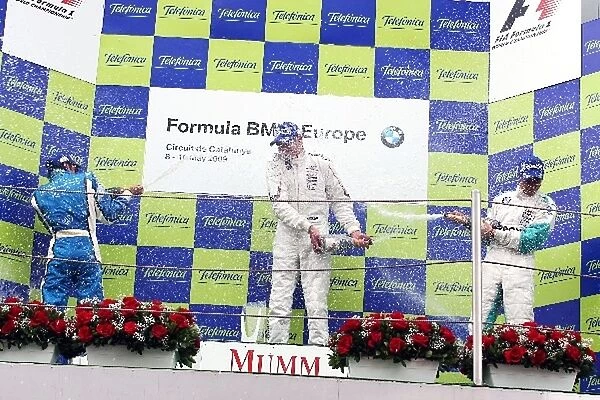 Formula BMW Europe: The podium with race winner M Christensen