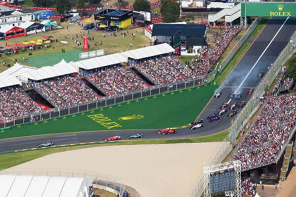Formula F1 Australian GP Grand Prix Action Aerial