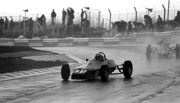 Formula Ford 1600: Ayrton Senna da Silva Van Diemen R81 leads the race en route to taking his first single seater victory in only his third race