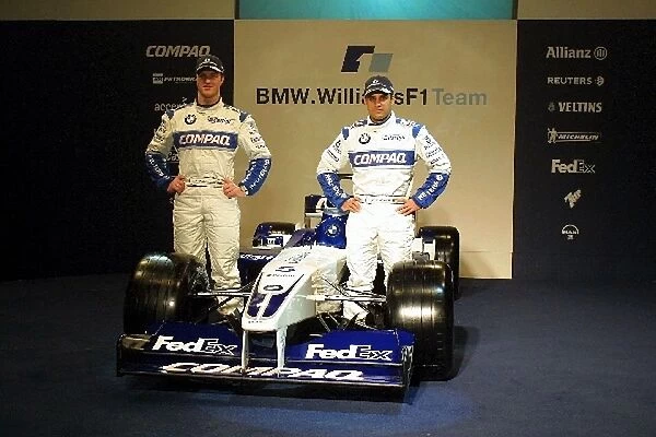 Formula One Launch: L-R: Juan Pablo Montoya, Ralf Schumacher Williams