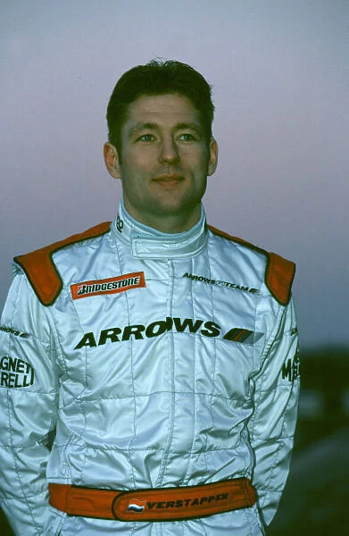Formula One Tesing, Silverstone, England. 27th January 2000. Jos Verstappen is confirmed as Pedro de la Rosas team mate for the new season - portrait. Photo:  /  LAT Tel: +44 (0)181 251 3000 Fax: +44 (0)181 251 3001 Somerset House, Somerset Road