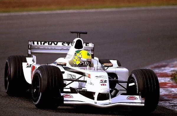 Formula One Testing: 2002 Formula Nippon champion Ralph Firman tested the BAR Honda 004 as part of his prize
