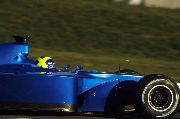 Formula One Testing: 2002 signing Felippe Massa drives the new Sauber Petronas C21