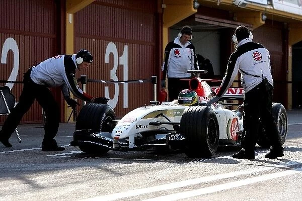 Formula One Testing: Alan van der Merwe BAR Honda 006