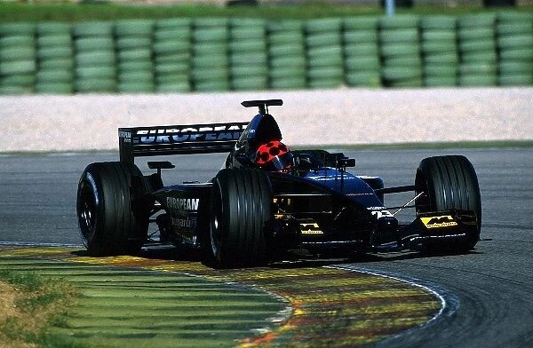 Formula One Testing: Christijan Albers on his first test for the KL Minardi PS01 team
