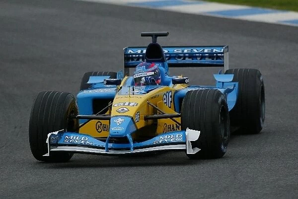 Formula One Testing: Franck Montagny makes his debut in the Renault R202