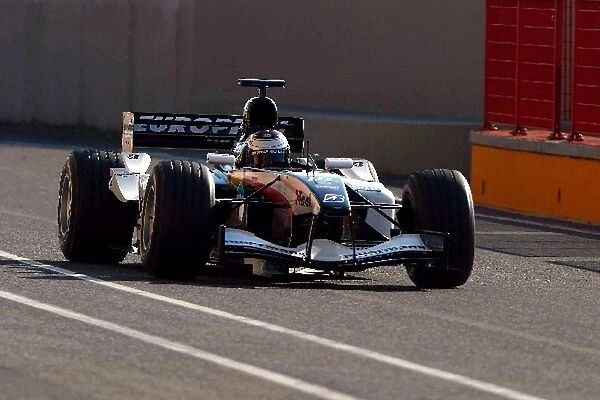 Formula One Testing: Jos Verstappen Minardi PS04
