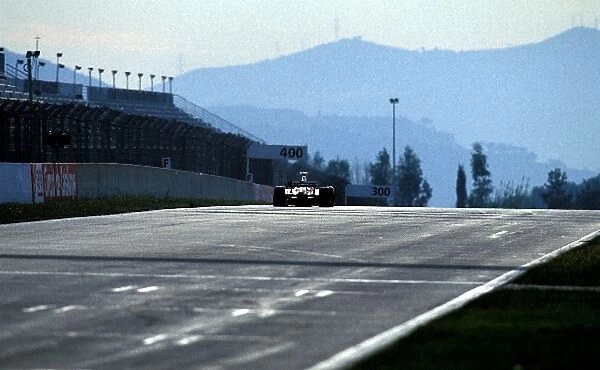 Formula One Testing: Luca Badoer conducted tyre testing for Bridgestone in a Ferrari F2002