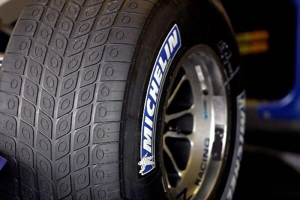 Formula One Testing: The Michelin intermediate tyre