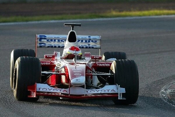 Formula One Testing: Test driver Ryan Briscoe made his Formula One debut in the Toyota TF02