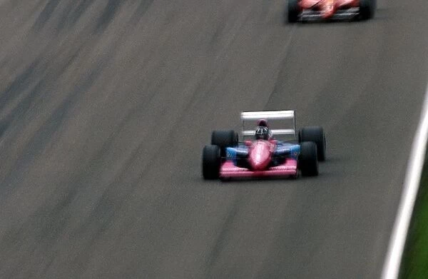 Formula One World Championship: Damon Hill Brabham BT60B finished sixteenth and last on his Grand Prix debut