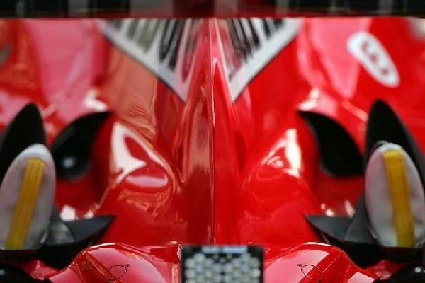 Formula One World Championship: Ferrari F2004 rear aerodynamic detail