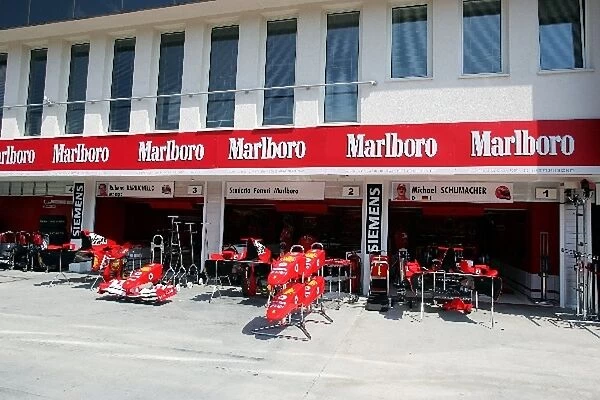 Formula One World Championship: The Ferrari garage