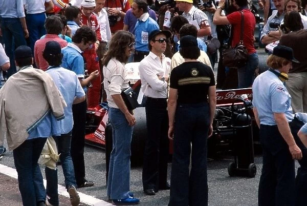Formula One World Championship: George Harrison former Beatle, was a visitor on the grid before the start of the race