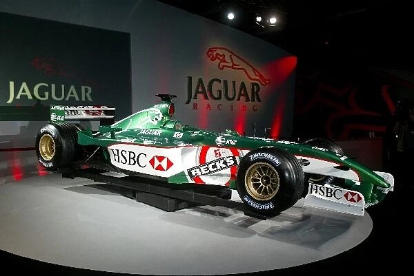 Formula One World Championship: Jaguar R3 launch. 4th January 2002. Jaguar HQ, Milton Keynes, England