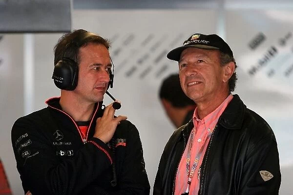 Formula One World Championship: Jonathan Neale McLaren with Jo Ramirez Former McLaren Team Manager