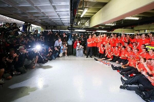 Formula One World Championship: McLaren celebrates the World Championship for Lewis Hamilton McLaren